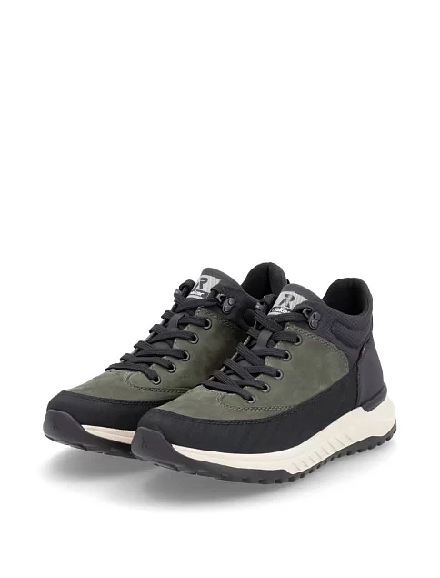 Чоловічі черевики Rieker з екошкіри чорні - фото 4 - Miraton