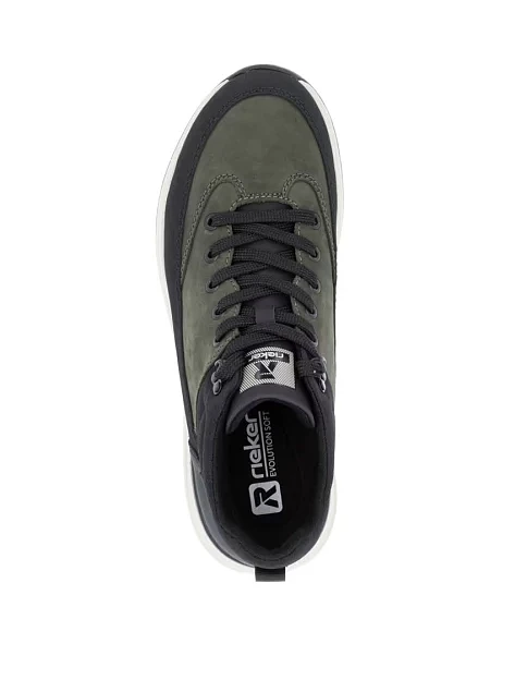 Чоловічі черевики Rieker з екошкіри чорні - фото 7 - Miraton