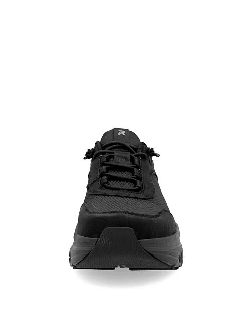 Чоловічі кросівки Rieker з екошкіри чорні - фото 5 - Miraton