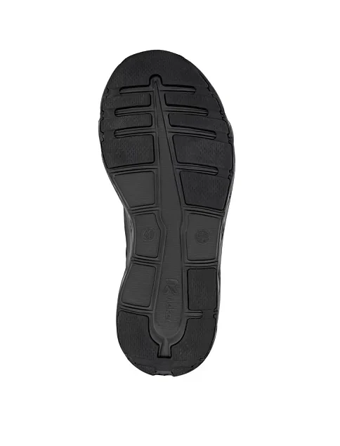 Чоловічі кросівки Rieker з екошкіри чорні - фото 8 - Miraton