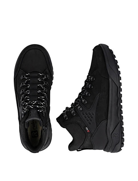 Чоловічі черевики з екошкіри чорні - фото 6 - Miraton