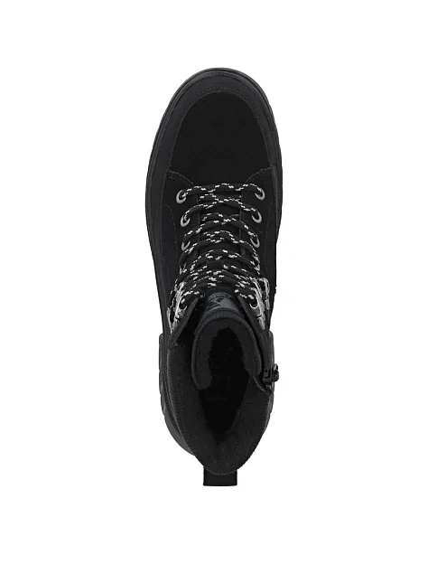 Женские ботинки Rieker замшевые черные - фото 7 - Miraton