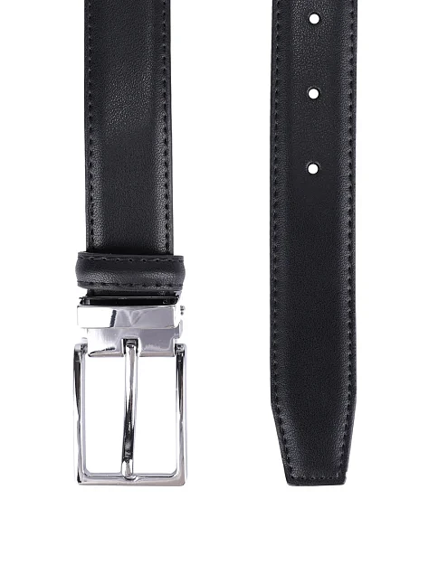 Ремінь шкіряний чорний - фото 2 - Miraton