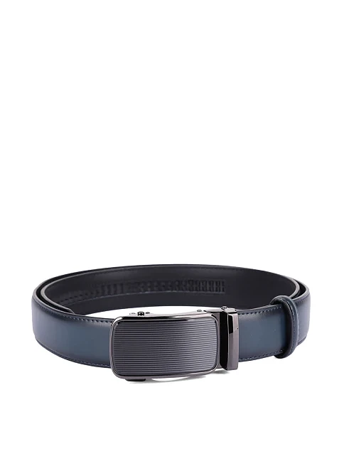 Ремінь шкіряний синій - фото 1 - Miraton