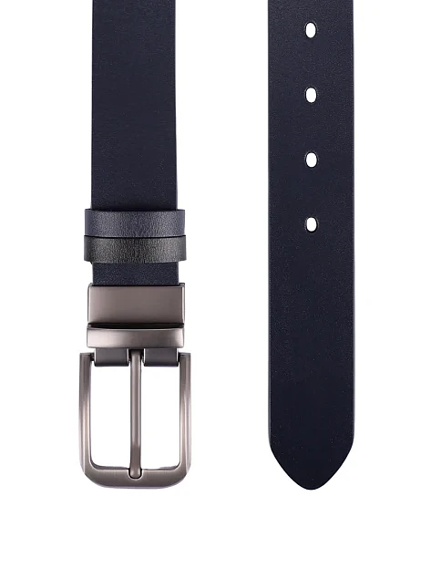 Ремінь шкіряний синій - фото 2 - Miraton