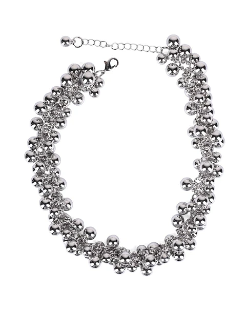 Кольє з срібних намистин - фото 1 - Miraton