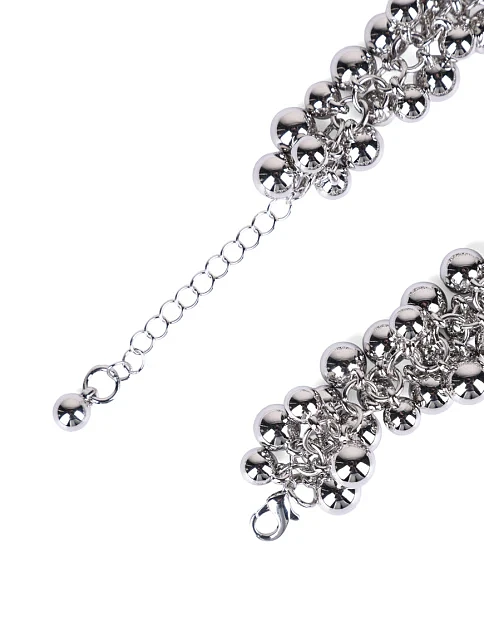 Кольє з срібних намистин - фото 2 - Miraton