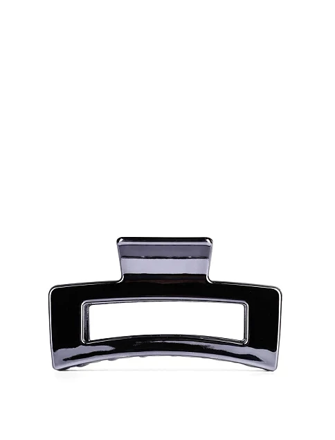 Заколка-краб чорна - фото 1 - Miraton