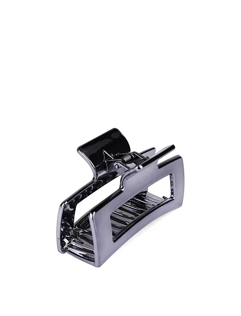 Заколка-краб чорна - фото 2 - Miraton