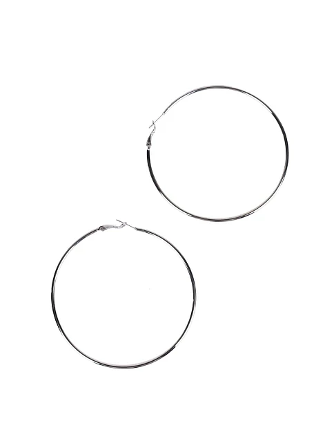 Сережки круглі в сріблі - фото 2 - Miraton