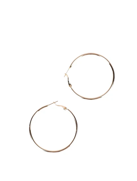 Серьги круглые в позолоте - фото 2 - Miraton