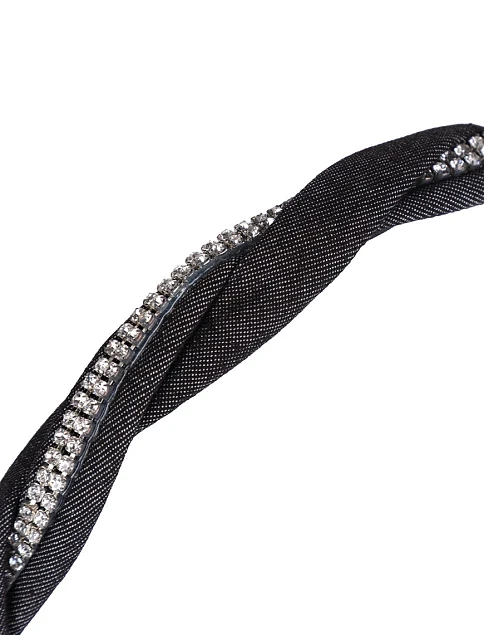 Обруч плетений зі стразами - фото 3 - Miraton