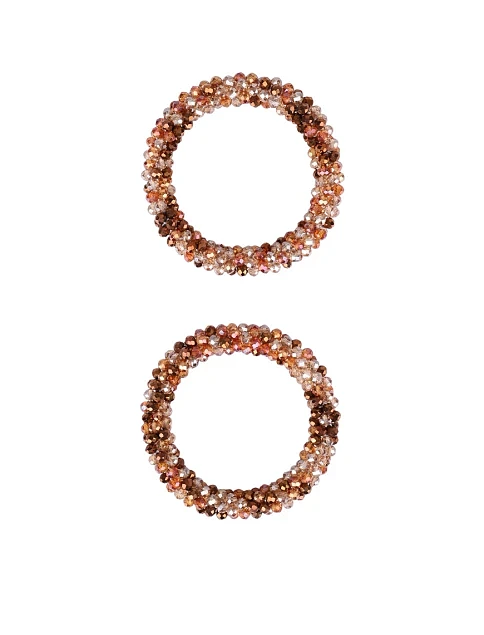 Набір з 2-х резинок для волосся різнокольорові намистини - фото 1 - Miraton