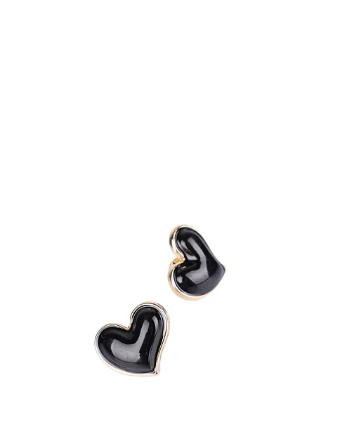 Сережки пусети серце - фото 2 - Miraton