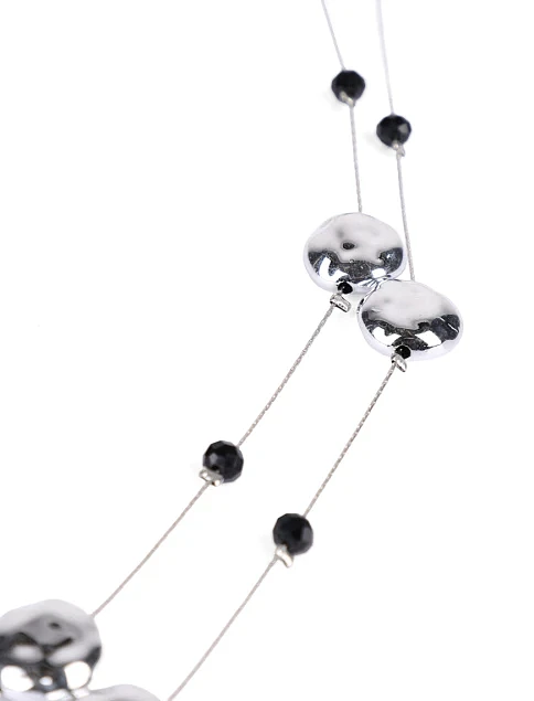 Кольє багатошарове в сріблі - фото 2 - Miraton