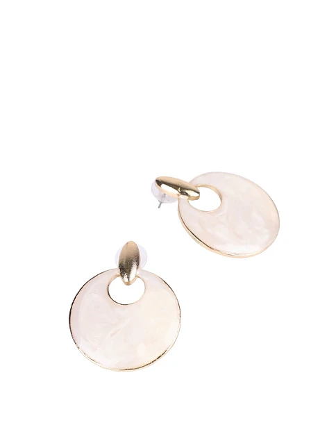 Сережки підвіски круглі - фото 2 - Miraton