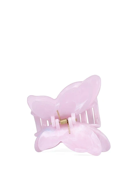 Заколка-краб бабочка розовая - фото 1 - Miraton