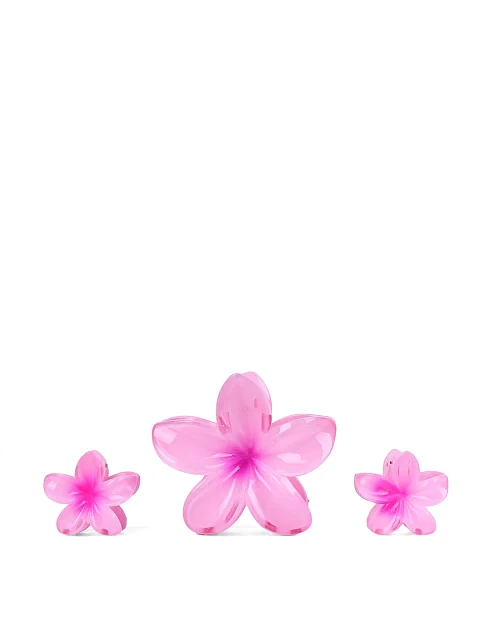 Набор из 3-х заколок розовые - фото 1 - Miraton
