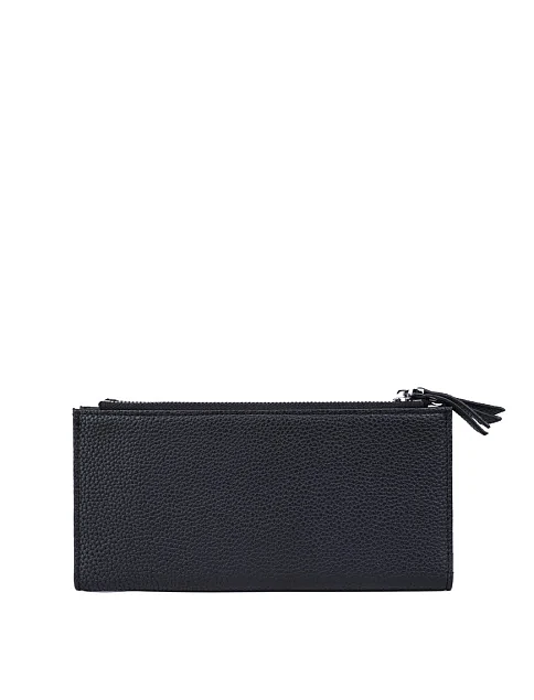 Кошелек кожаный черный - фото 1 - Miraton