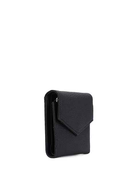 Кошелек кожаный черный - фото 2 - Miraton