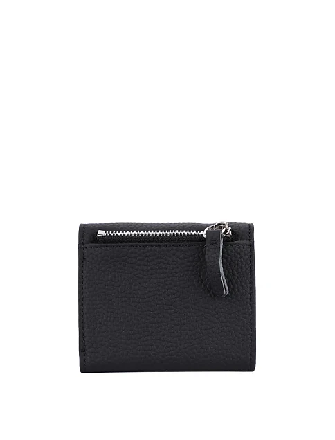 Гаманець шкіряний чорний - фото 3 - Miraton