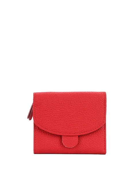 Кошелек кожаный красный - фото 1 - Miraton