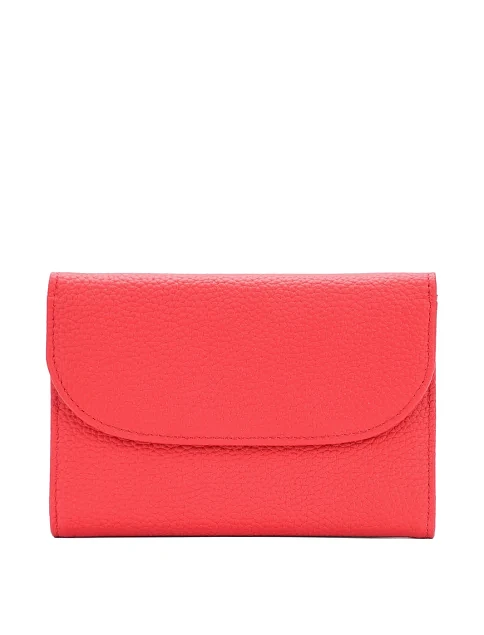 Гаманець шкіряний червоний - фото 1 - Miraton