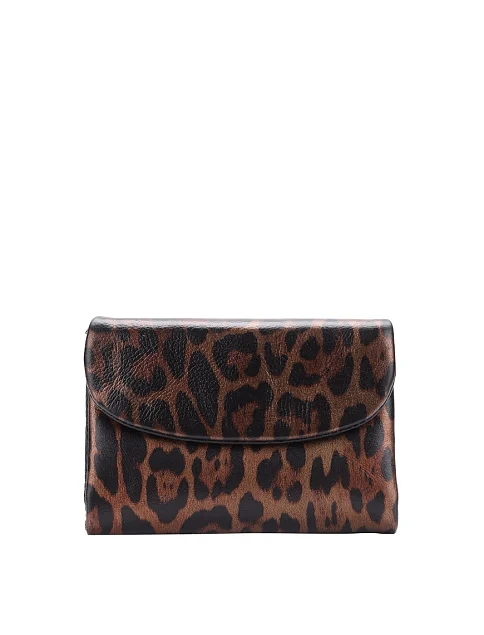 Гаманець шкіряний леопардовий - фото 1 - Miraton