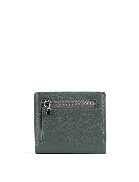 Гаманець на магніті шкіряний зелений - фото 3 - Miraton
