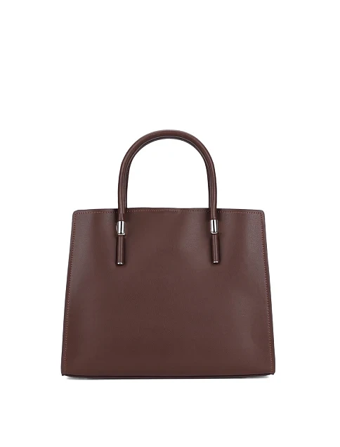 Жіноча сумка тоут шкіряна коричнева - фото 2 - Miraton