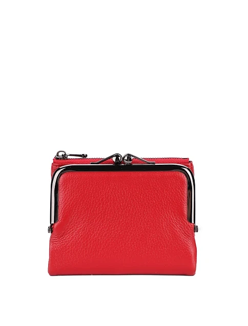 Гаманець шкіряний червоний - фото 1 - Miraton