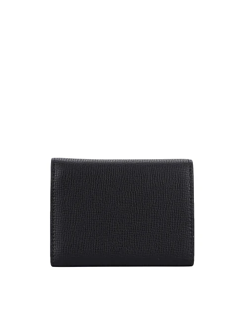 Кошелек кожаный черный - фото 3 - Miraton