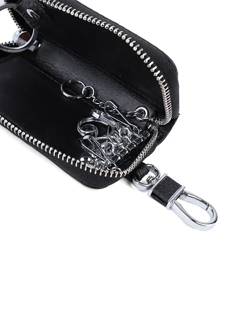 Ключницы кожаные черные - фото 4 - Miraton