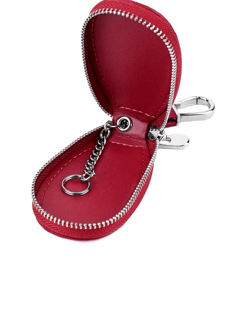 Ключницы кожаные красные - фото 3 - Miraton