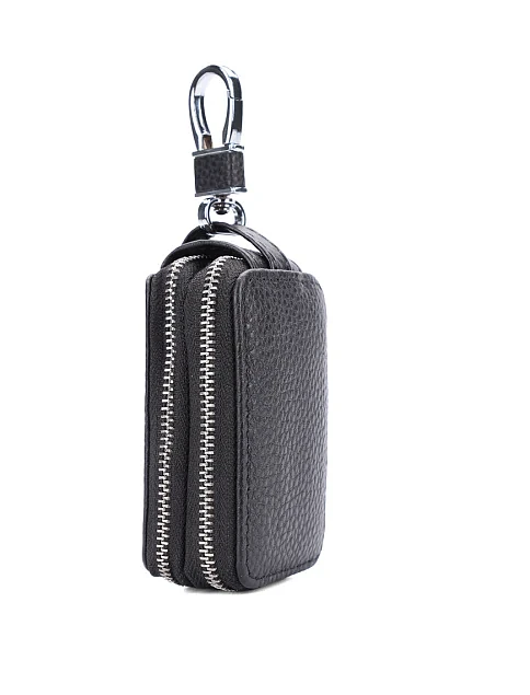 Ключницы кожаные черные - фото 2 - Miraton