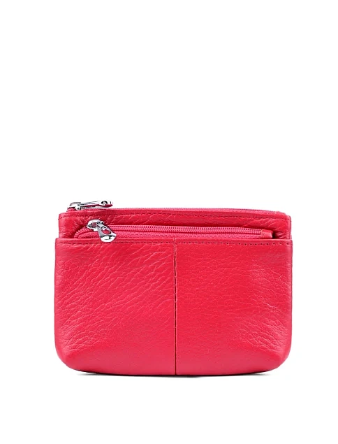 Монетниця шкіряна червона - фото 1 - Miraton