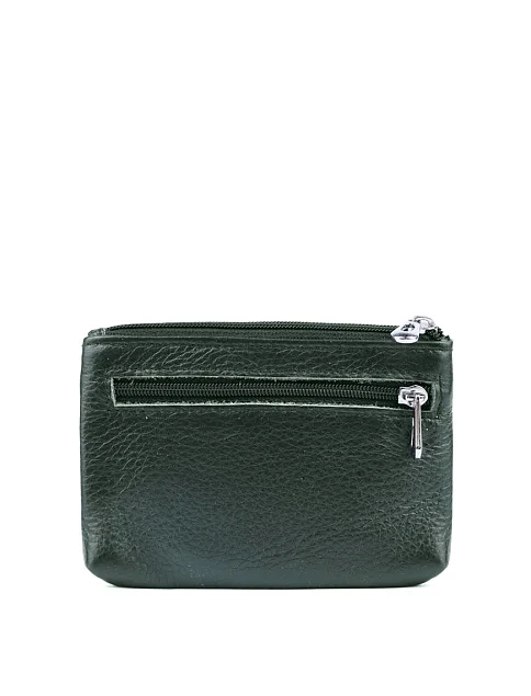 Монетниця шкіряна зелена - фото 3 - Miraton