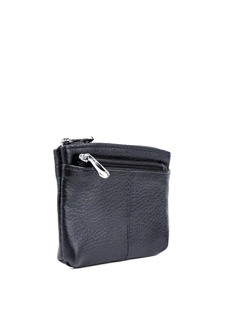 Монетниця шкіряна чорна - фото 2 - Miraton