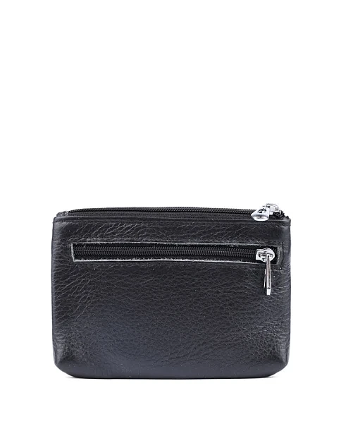 Монетниця шкіряна чорна - фото 3 - Miraton