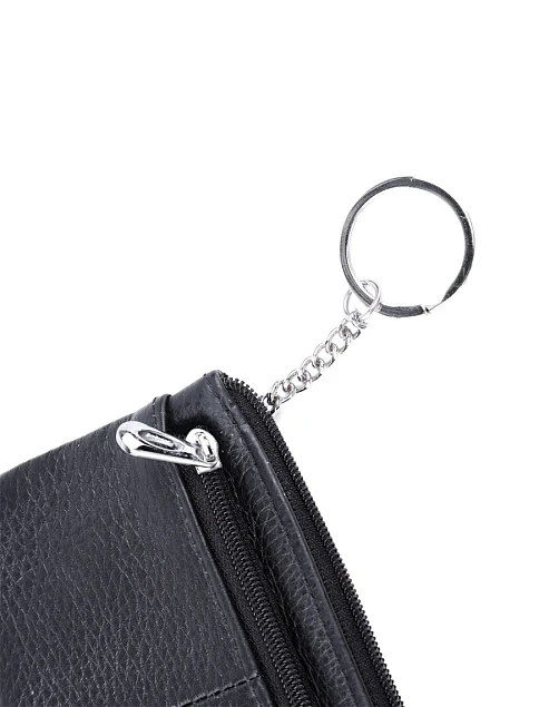 Монетниця шкіряна чорна - фото 4 - Miraton