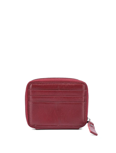 Монетниця шкіряна бордова - фото 3 - Miraton