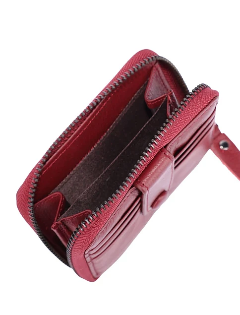 Монетниця шкіряна бордова - фото 4 - Miraton