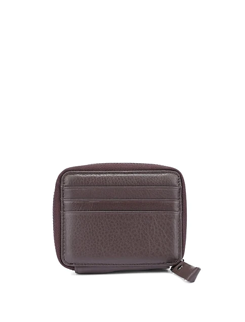 Монетниця шкіряна коричнева - фото 3 - Miraton