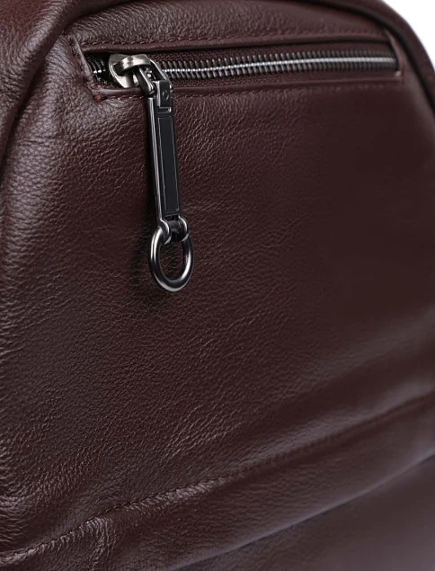 Жіночий рюкзак шкіряний коричневий - фото 4 - Miraton