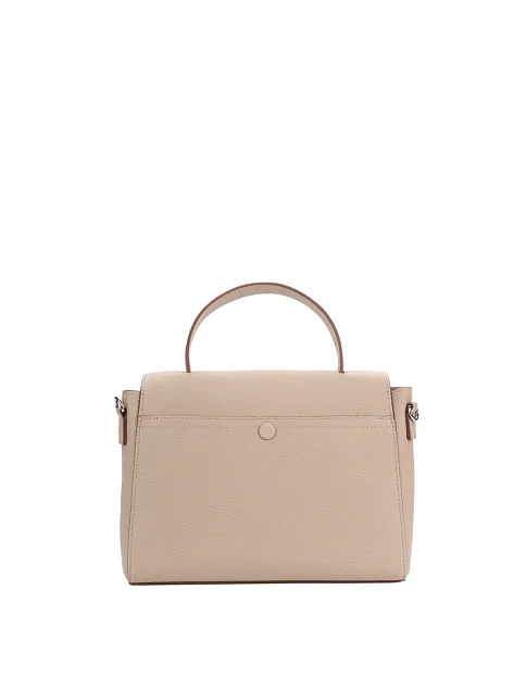 Женская сумка тоут кожаная бежевая - фото 3 - Miraton