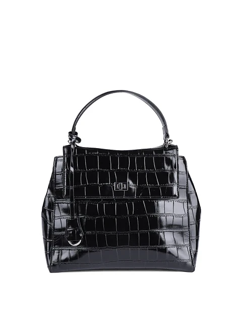 Жіноча сумка-рюкзак MIRATON шкіряна чорна - фото 1 - Miraton