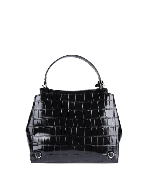 Жіноча сумка-рюкзак MIRATON шкіряна чорна - фото 3 - Miraton