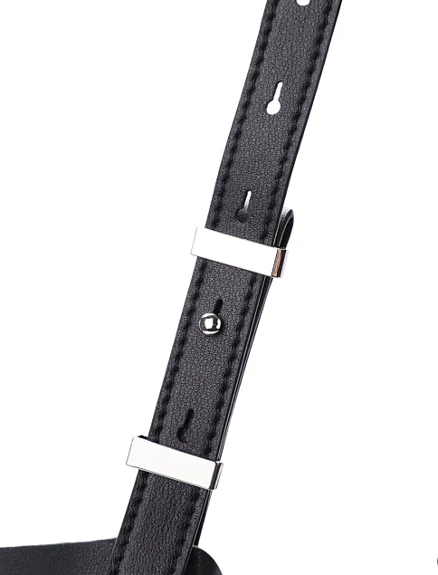 Жіноча сумка шоппер шкіряна чорна - фото 5 - Miraton