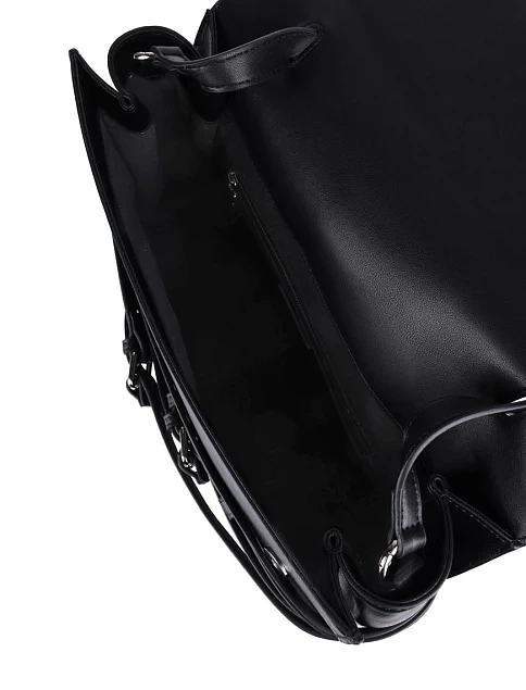 Женская сумка тоут MIRATON кожаная черная - фото 5 - Miraton