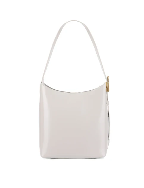 Женская сумка тоут кожаная серая - фото 4 - Miraton